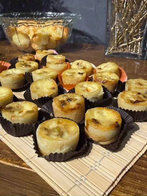 Mini tortas salgadas em forminhas